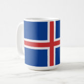 IJslandse vlag Koffiemok (Voorkant links)