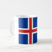 IJslandse vlag Koffiemok (Voorkant links)