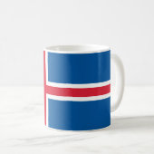 IJslandse vlag Koffiemok (Voorkant rechts)