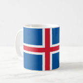 IJslandse vlag Koffiemok (Voorkant links)