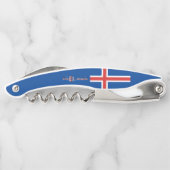 IJslandse vlag Kurkentrekker (Achterkant)