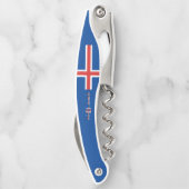 IJslandse vlag Kurkentrekker (Achterkant)