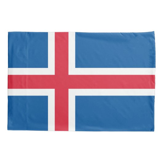 IJslandse vlag Kussensloop (Achterkant)