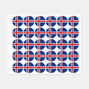 IJslandse vlag Labels