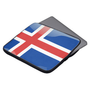 IJslandse vlag Laptop Sleeve