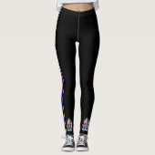 IJslandse vlag Leggings (Voorkant)