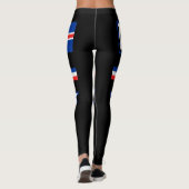 IJslandse vlag Leggings (Achterkant)