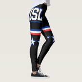 IJslandse vlag Leggings (Rechts)