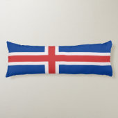 IJslandse vlag Lichaamskussen (Voorkant)