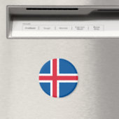 IJslandse vlag - Magneet (Insitu (Vaatwasser))
