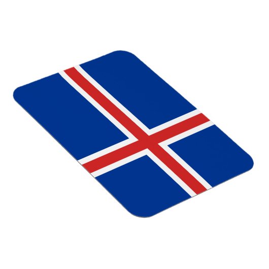 IJslandse vlag Magneet (Rechterzijde)