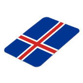 IJslandse vlag Magneet (Linkerzijde)