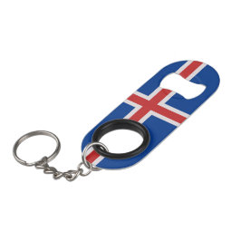 IJslandse vlag Mini Flessenopener