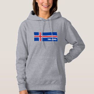 IJslandse vlag ontwerp Hoodie