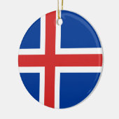 IJslandse vlag Ornament (Links)