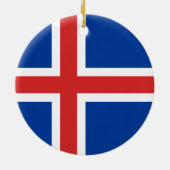 IJslandse vlag Ornament (Achterkant)