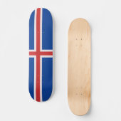 IJslandse vlag Persoonlijk Skateboard (Voorkant)