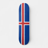 IJslandse vlag Persoonlijk Skateboard (Voorkant)