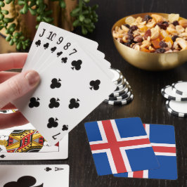 IJslandse vlag Pokerkaarten