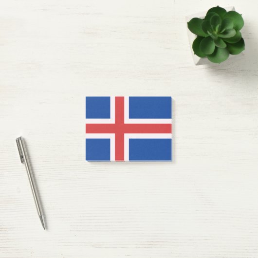 IJslandse vlag Post-it® Notes (Kantoor)