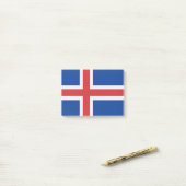 IJslandse vlag Post-it® Notes (Op bureau)