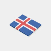 IJslandse vlag Post-it® Notes (Schuin)
