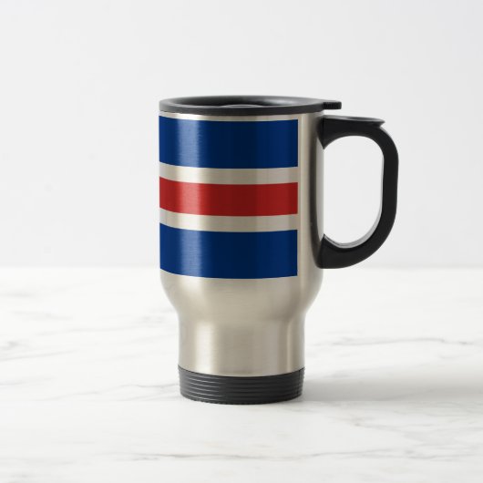 IJslandse vlag Reisbeker (Rechts)