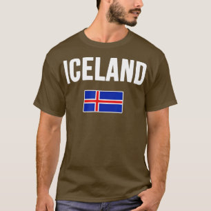 IJslandse vlag Reykjavik ravel Souvenir Lo T-shirt