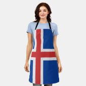 IJslandse vlag Schort (Gedragen)
