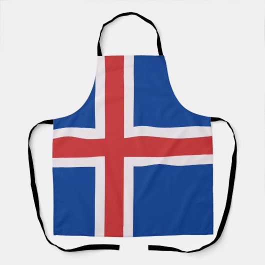 IJslandse vlag Schort (Voorkant)