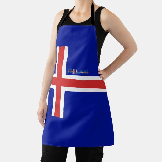 IJslandse vlag Schort (Insitu)