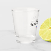 IJslandse vlag Shot Glas (Links)