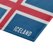 IJslandse vlag Snijplank (Hoek)