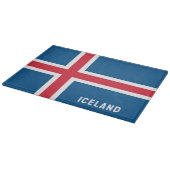 IJslandse vlag Snijplank (Hoek)