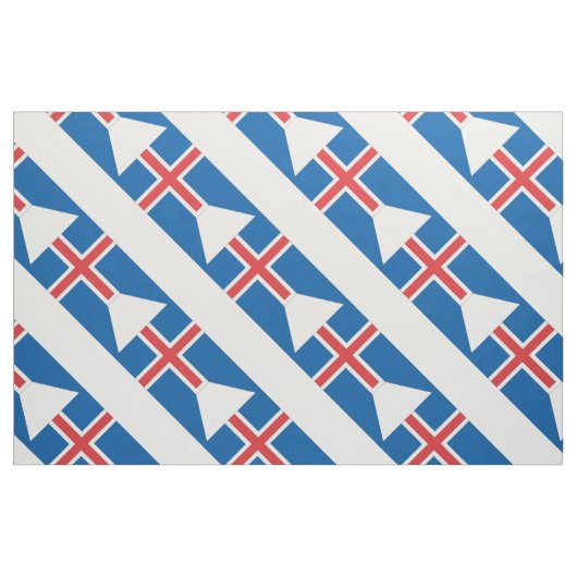 IJslandse vlag Stof (Yard (91,4 cm))
