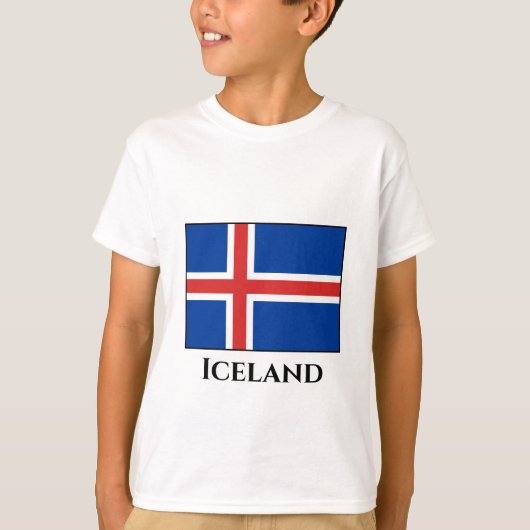 IJslandse vlag T-shirt (Voorkant)