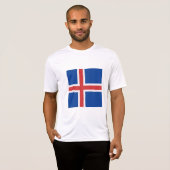 IJslandse vlag T-shirt (Voorkant volledig)