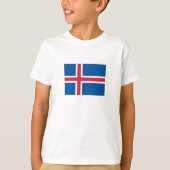 IJslandse vlag T-shirt (Voorkant)