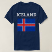  IJslandse vlag T-shirt (Design voorkant)