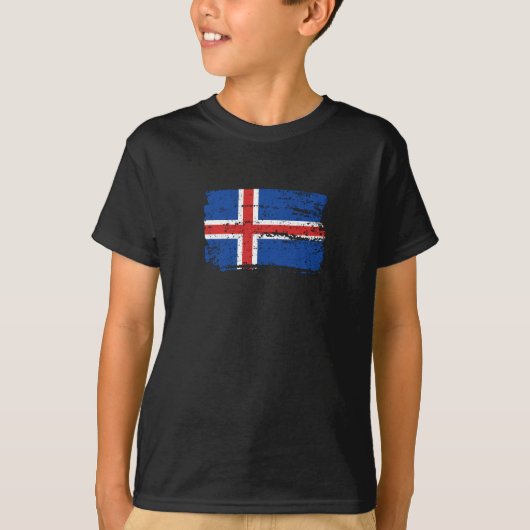 IJslandse vlag T-shirt (Voorkant)