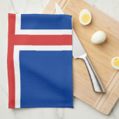 IJslandse vlag Theedoek (Quarter Fold)
