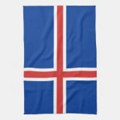IJslandse vlag Theedoek (Verticaal)