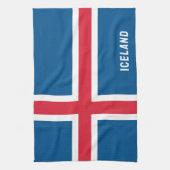 IJslandse vlag Theedoek (Verticaal)