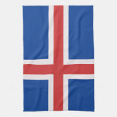 IJslandse vlag Theedoek (Verticaal)