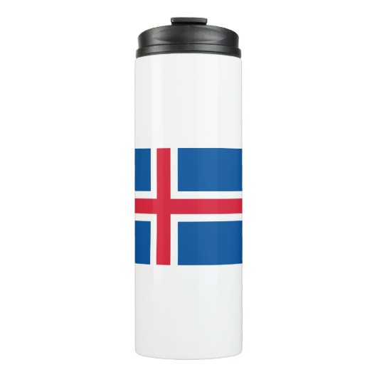 IJslandse vlag Thermosbeker (Voorkant)