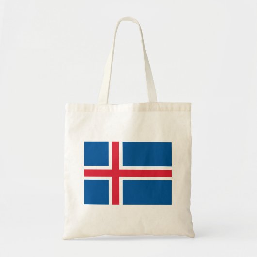 IJslandse vlag Tote Bag (Voorkant)