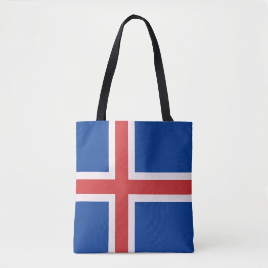 IJslandse vlag Tote Bag (Voorkant)