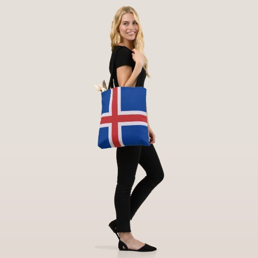 IJslandse vlag Tote Bag (Op model)