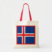 IJslandse vlag Tote Bag (Voorkant)