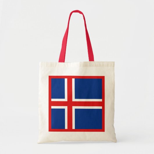 IJslandse vlag Tote Bag (Voorkant)